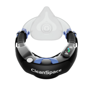 CleanSpace powered respirator with panoramic visor and P3 filters