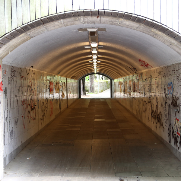 Graffiti removal with Tornado FEVI