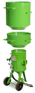 Sabbiatrice a getto libero Transformer 24/90/130 litri  