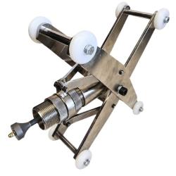 HOLLOBLAST MAX con carrello centratore per sabbiatura interna di tubi da 130 a 300 mm
