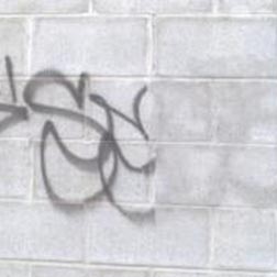 Graffiti-auf-Kalkstein